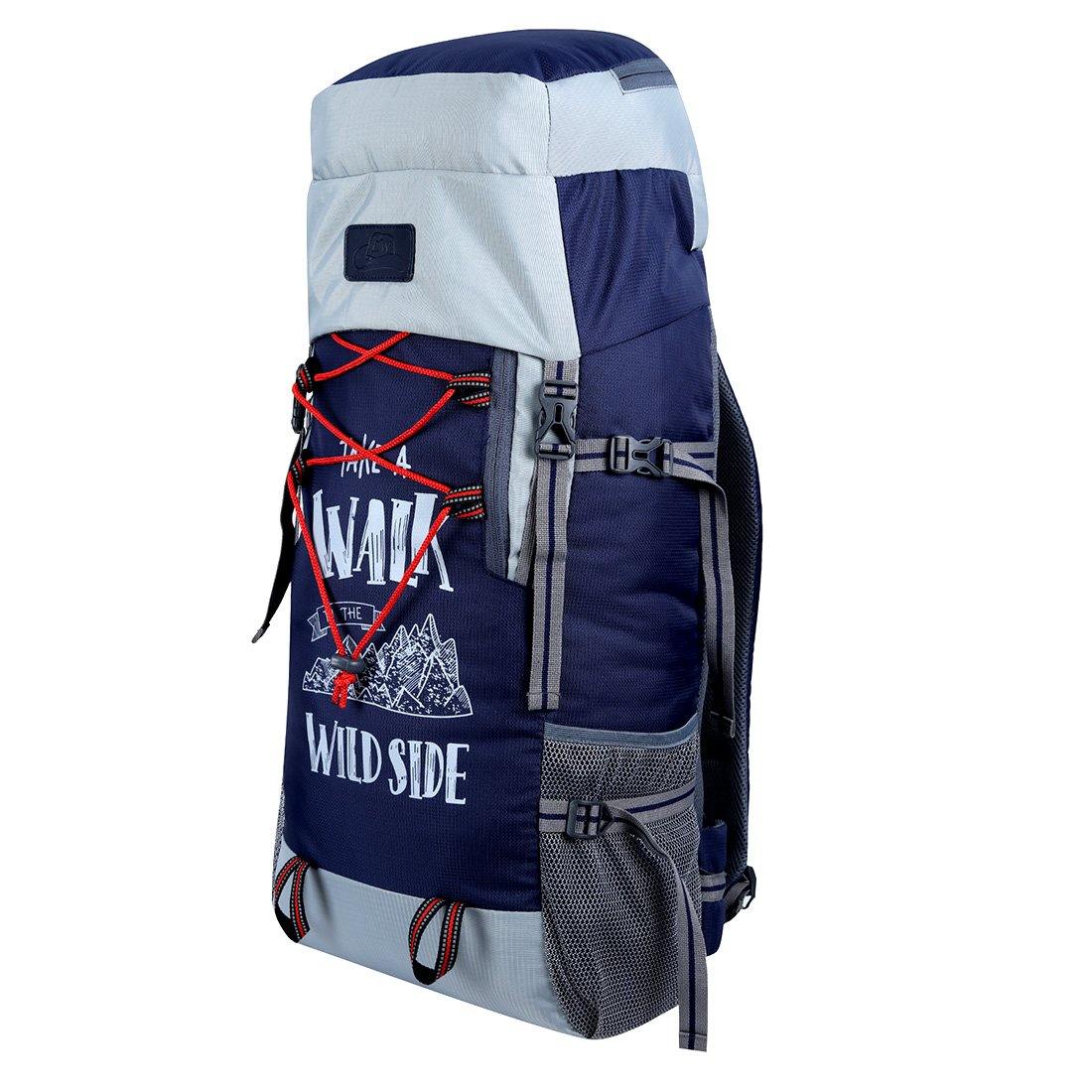 Blue Unisex Nylon Trekking Rucksack Bag Stylish Adventure Companion