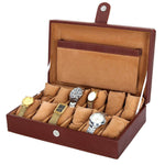 Load image into Gallery viewer, Leather World Unisex 12 Slots Watch Organiser Box - Leatherworldonline.net
