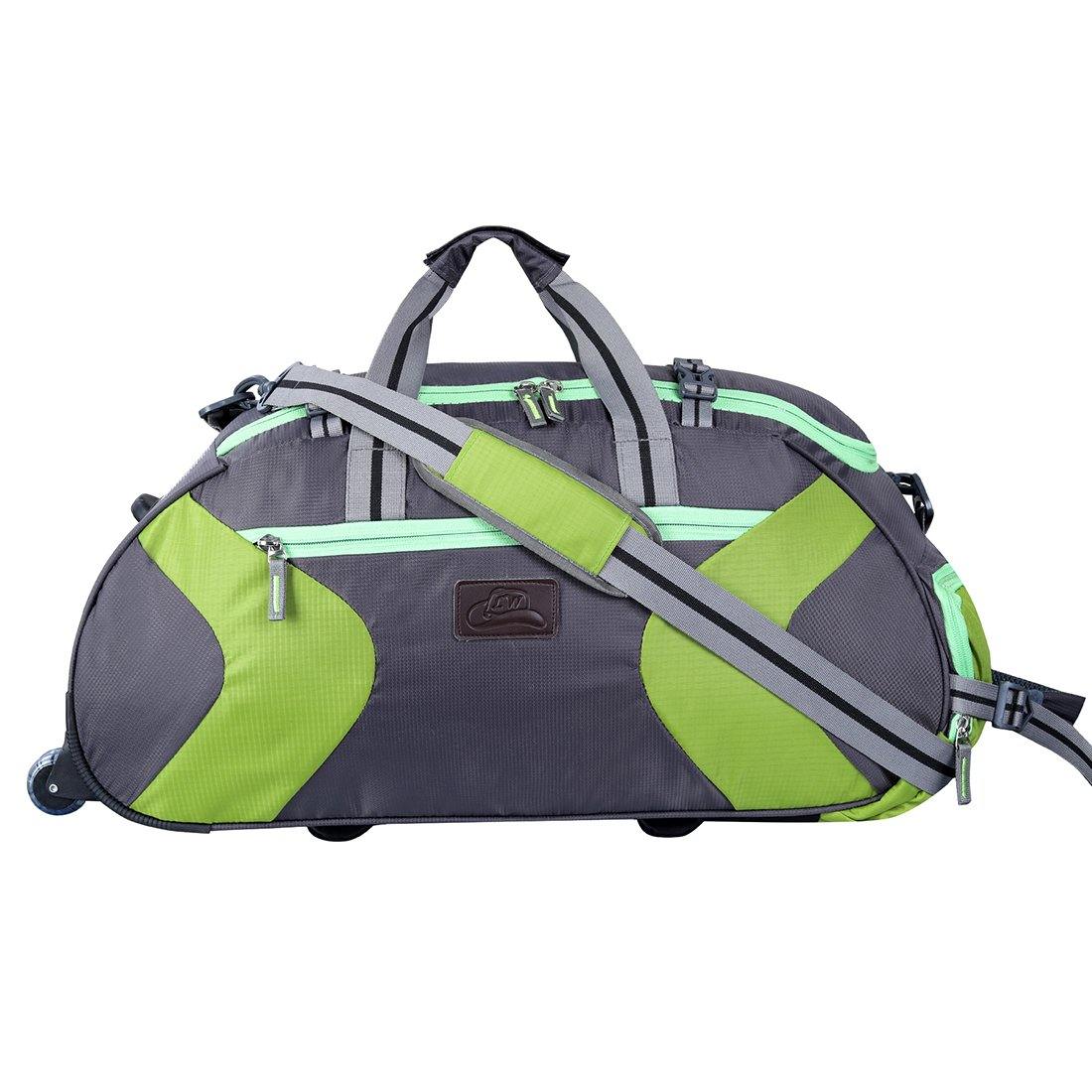 Rich Polyester Soft-Wheeler Duffel Bag - Leatherworldonline.net