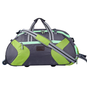 Rich Polyester Soft-Wheeler Duffel Bag - Leatherworldonline.net