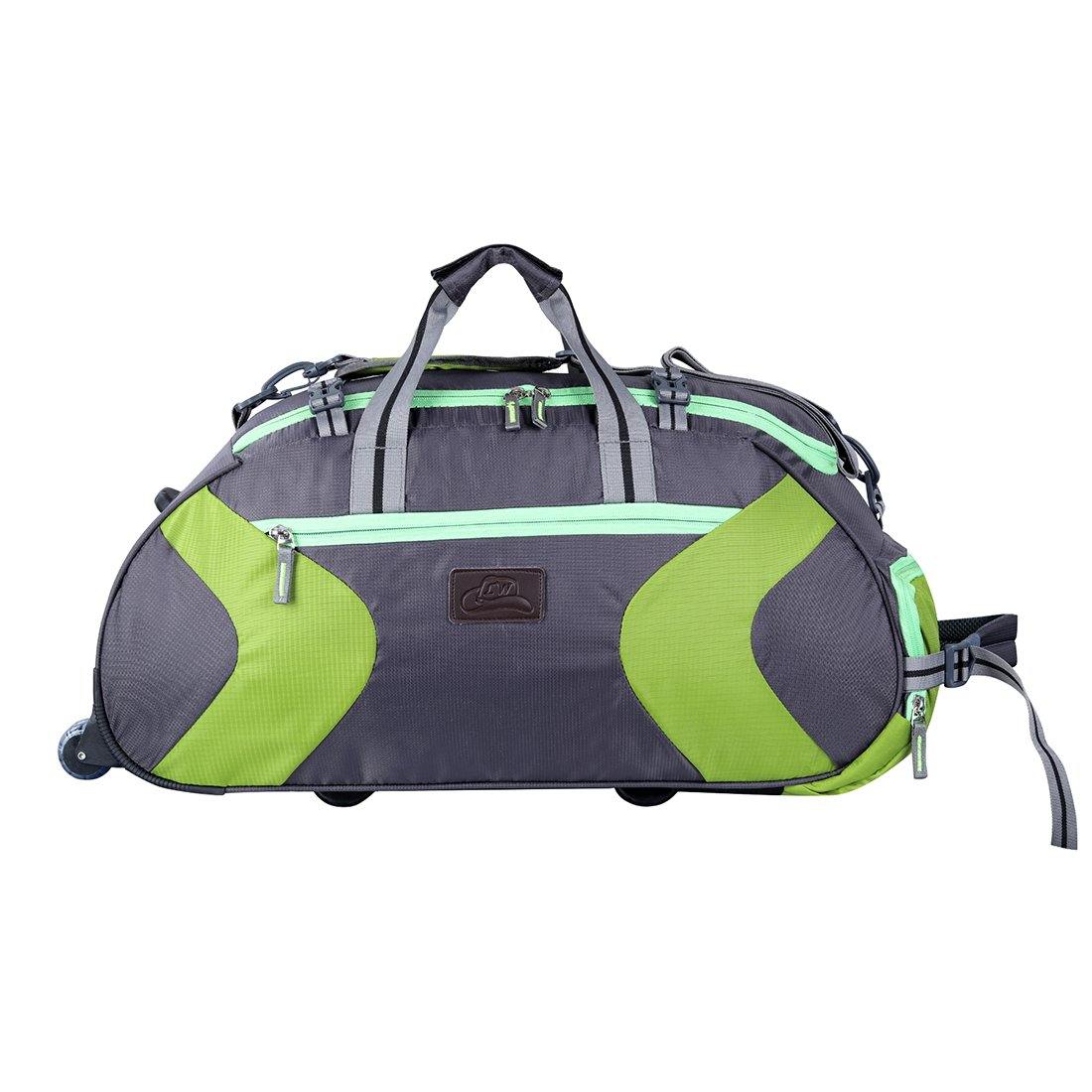 Rich Polyester Soft-Wheeler Duffel Bag - Leatherworldonline.net