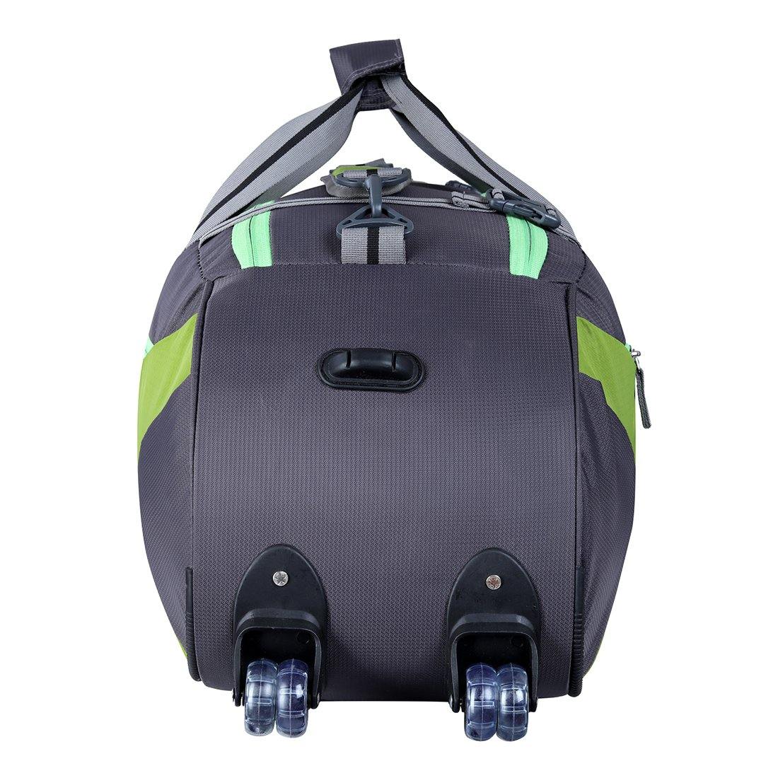 Rich Polyester Soft-Wheeler Duffel Bag - Leatherworldonline.net