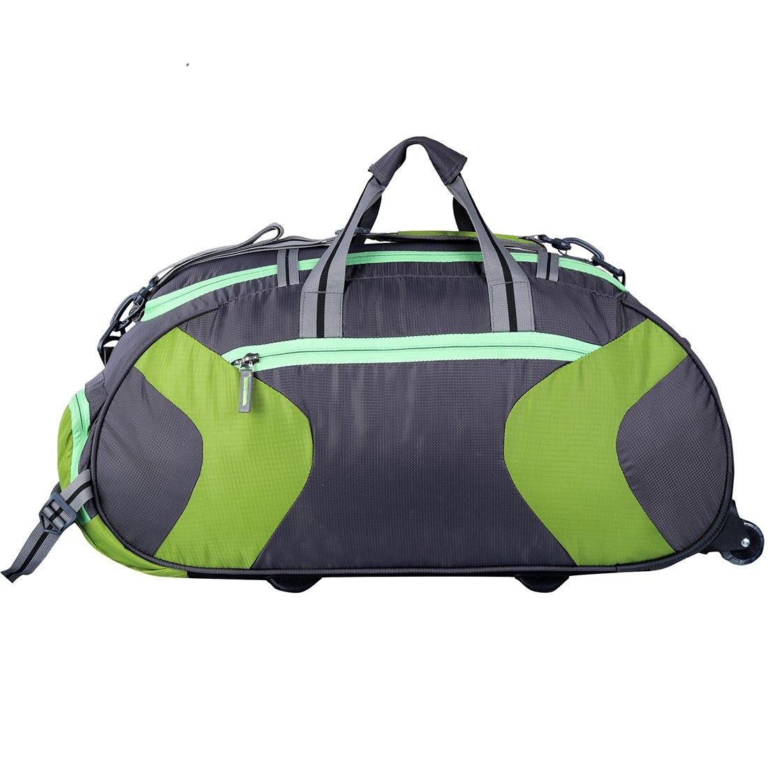 Rich Polyester Soft-Wheeler Duffel Bag - Leatherworldonline.net