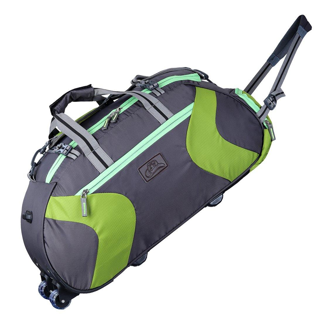 Rich Polyester Soft-Wheeler Duffel Bag - Leatherworldonline.net