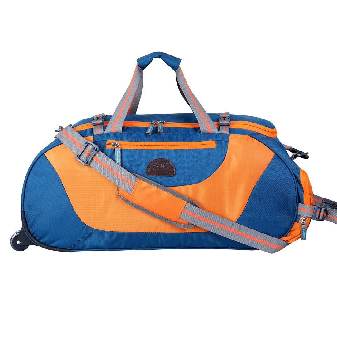 Rich Polyester Soft-Wheeler Duffel Bag - Leatherworldonline.net