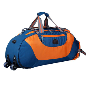 Rich Polyester Soft-Wheeler Duffel Bag - Leatherworldonline.net