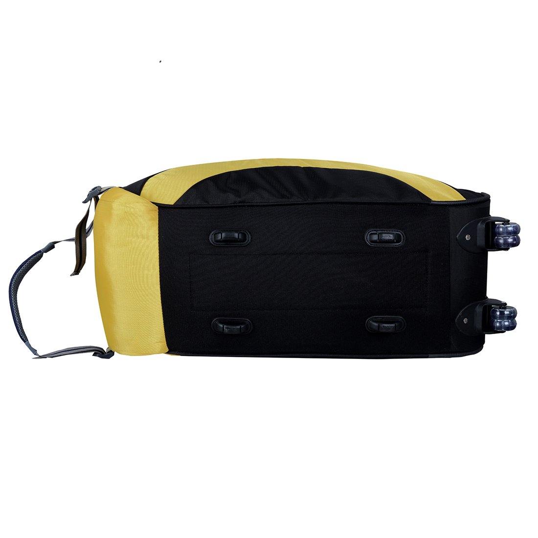 Rich Polyester Soft-Wheeler Duffel Bag - Leatherworldonline.net