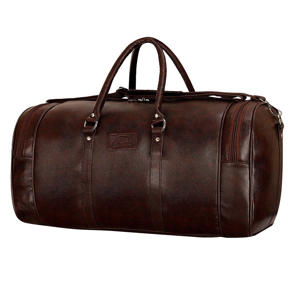 Luxurious PU leather Duffel Bag - Leatherworldonline.net