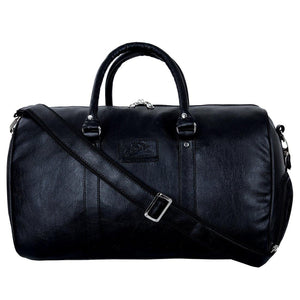 Luxurious Artificial Leather Duffel Bag with Shoe Compartment - Leatherworldonline.net