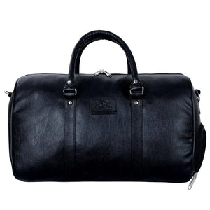 Luxurious Artificial Leather Duffel Bag with Shoe Compartment - Leatherworldonline.net