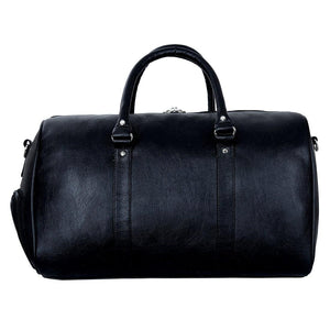 Luxurious Artificial Leather Duffel Bag with Shoe Compartment - Leatherworldonline.net