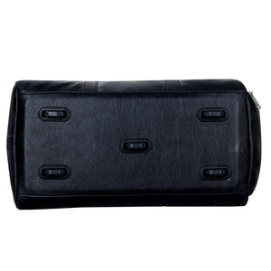 Luxurious Artificial Leather Duffel Bag with Shoe Compartment - Leatherworldonline.net