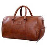 Load image into Gallery viewer, Luxurious Artificial Leather Duffel Bag with Shoe Compartment - Leatherworldonline.net

