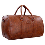 Load image into Gallery viewer, Luxurious Artificial Leather Duffel Bag with Shoe Compartment - Leatherworldonline.net
