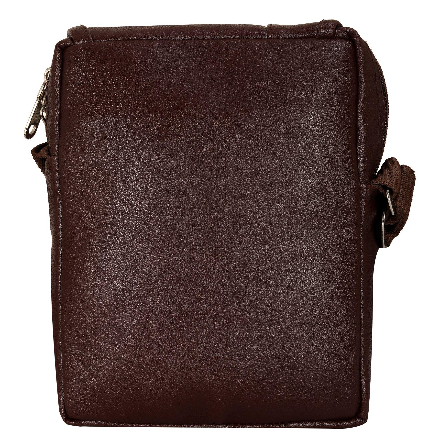 Rory Crescent Leather Crossbody Bag | Tan | hush