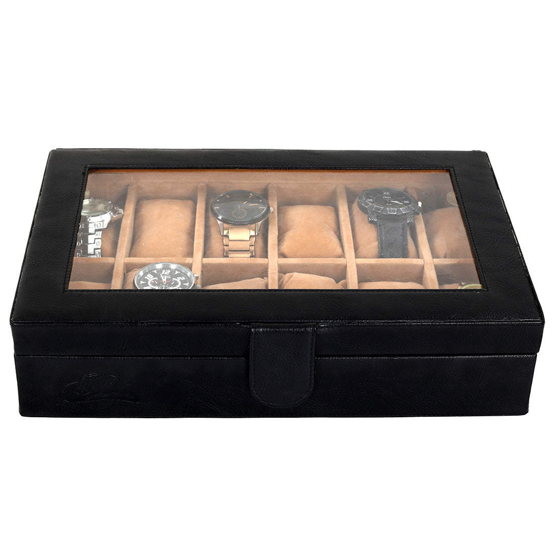 12 Slots Luxury Watch Box Organizer with Viewing Window