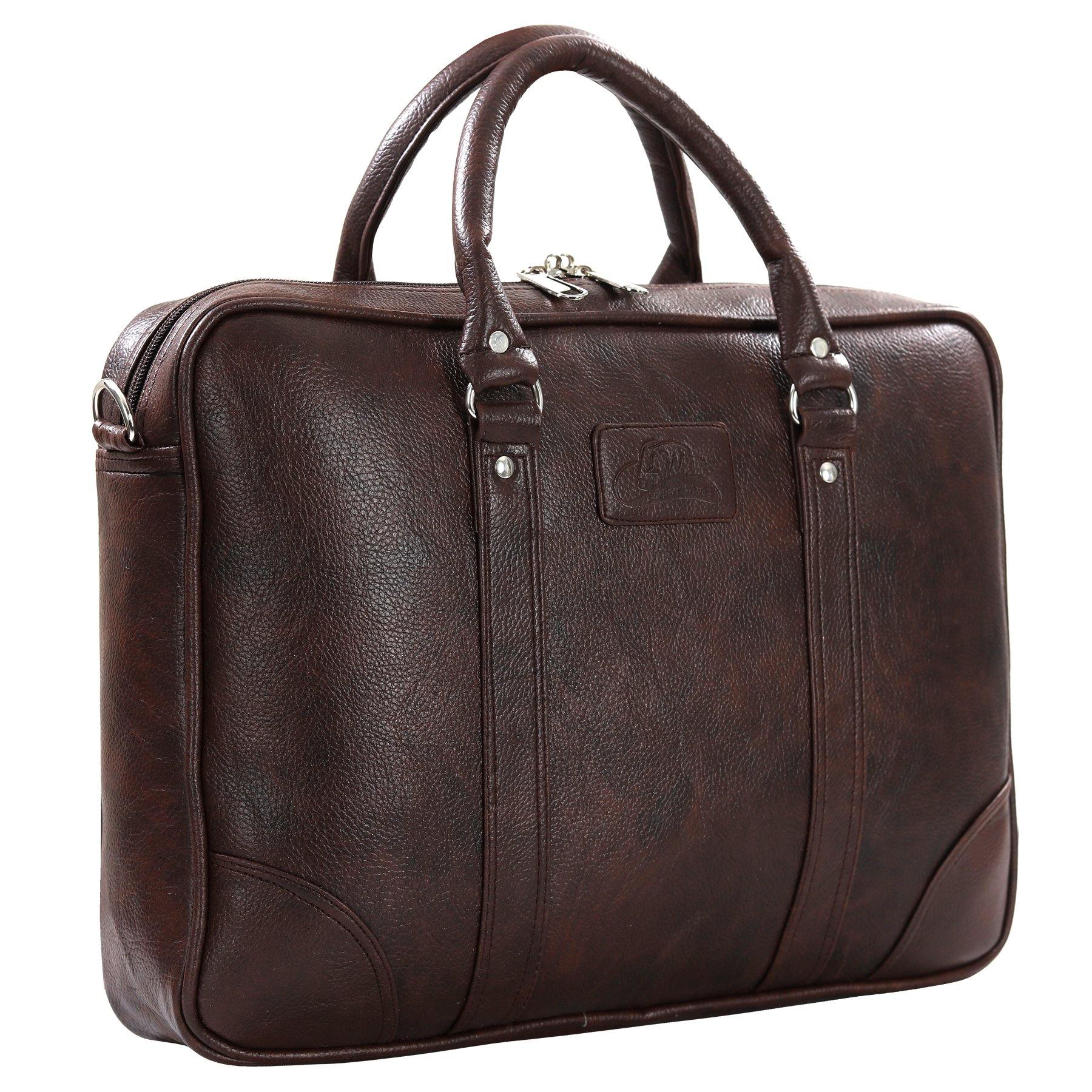 Leather World Unisex Laptop Sleeve | Office Bag | 15.6 inch - Leatherworldonline.net