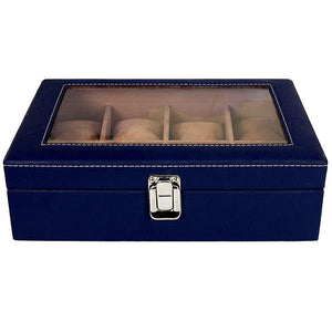 Leather World Unisex 8 Slots Watch Organiser Box - Leatherworldonline.net