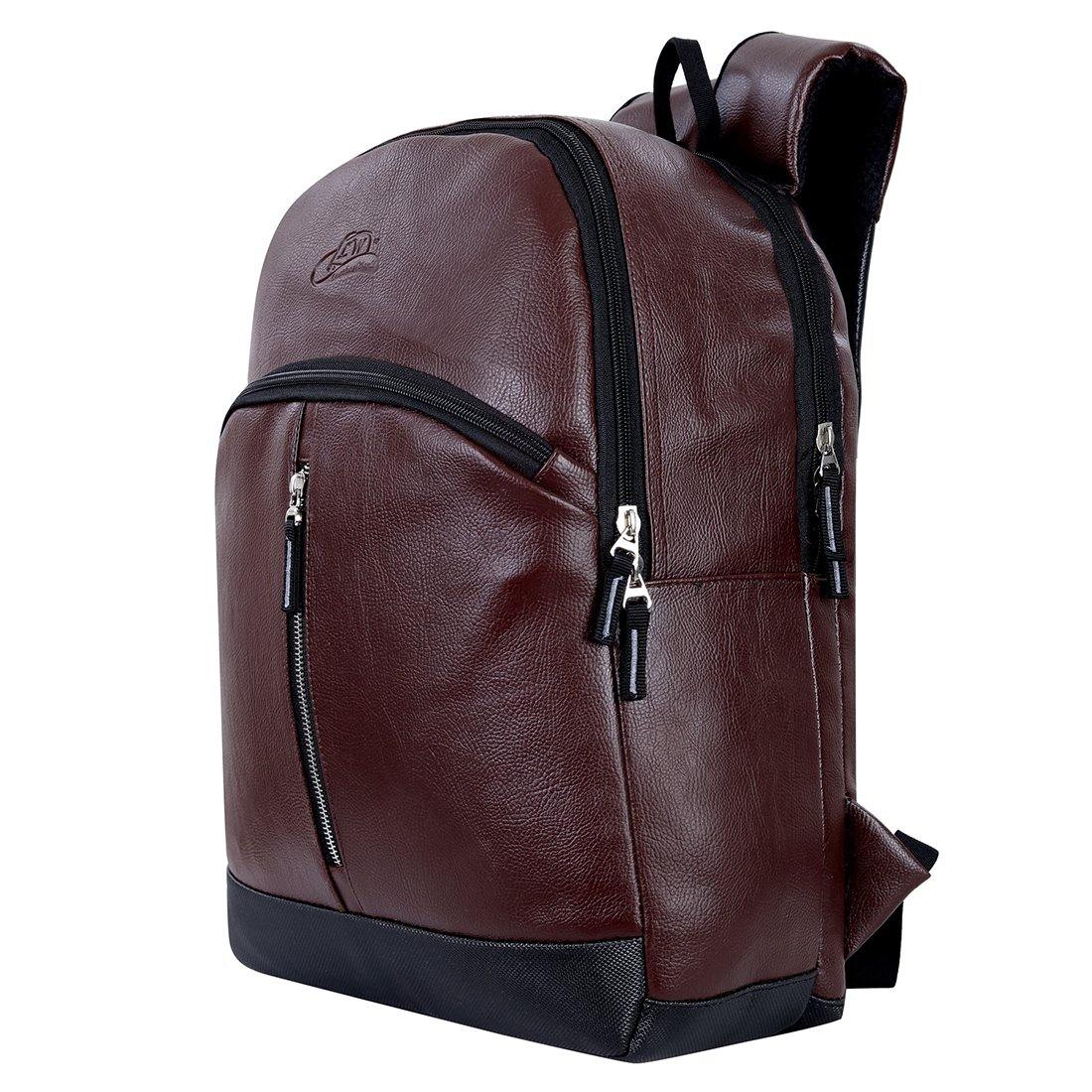 Leather World Unisex Vintage Synthetic Leather Backpack