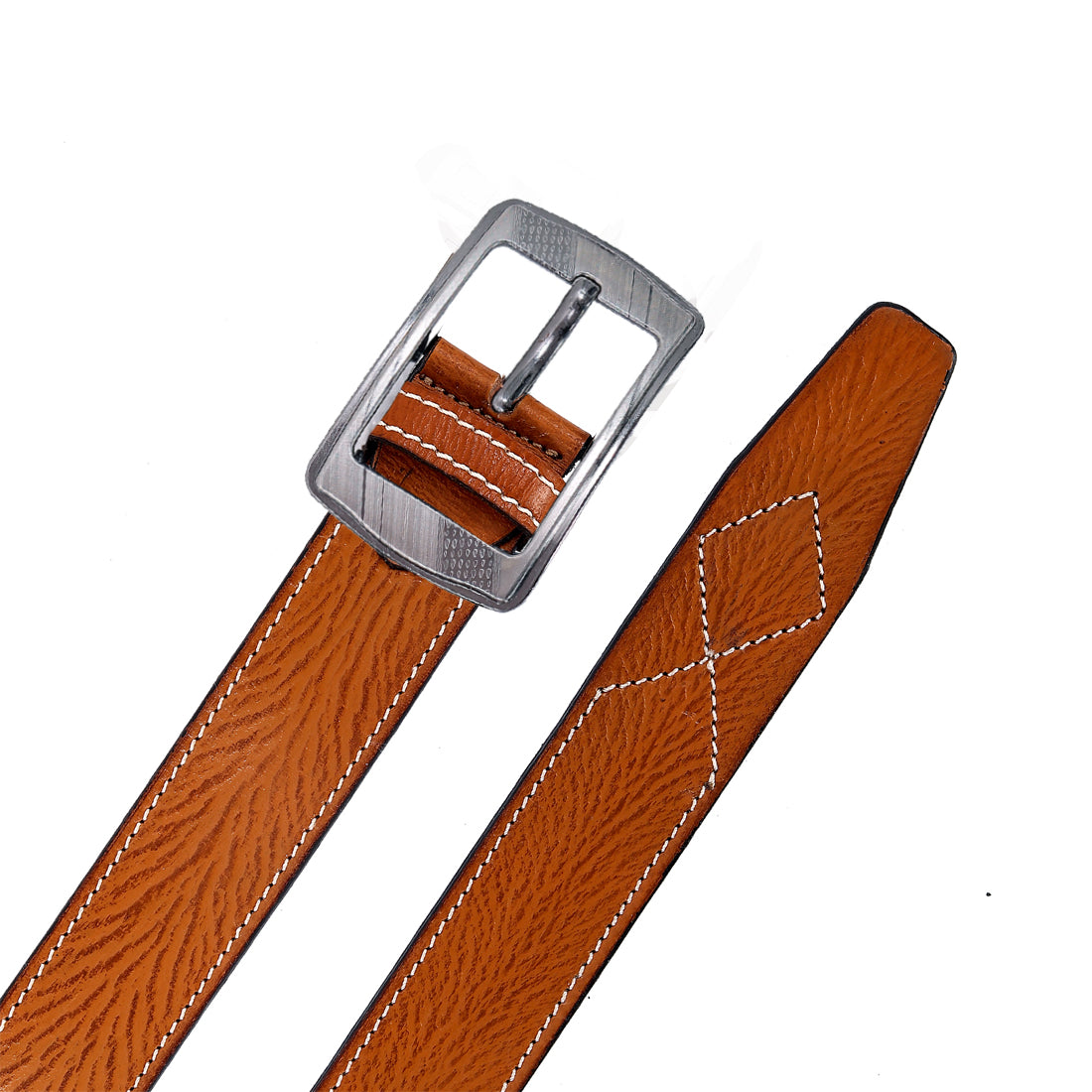 Leather World Formal Casual Tan Color Branded Stylish Genuine Leather Belts For Men