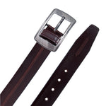 Load image into Gallery viewer, Leather World Formal Casual Brown Color Branded Stylish Genuine Leather Belts For Men
