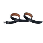 Load image into Gallery viewer, Leather World Pin Lock Buckle Genuine Leather Formal Casual Black Belt For Men Elegant Gift Box
