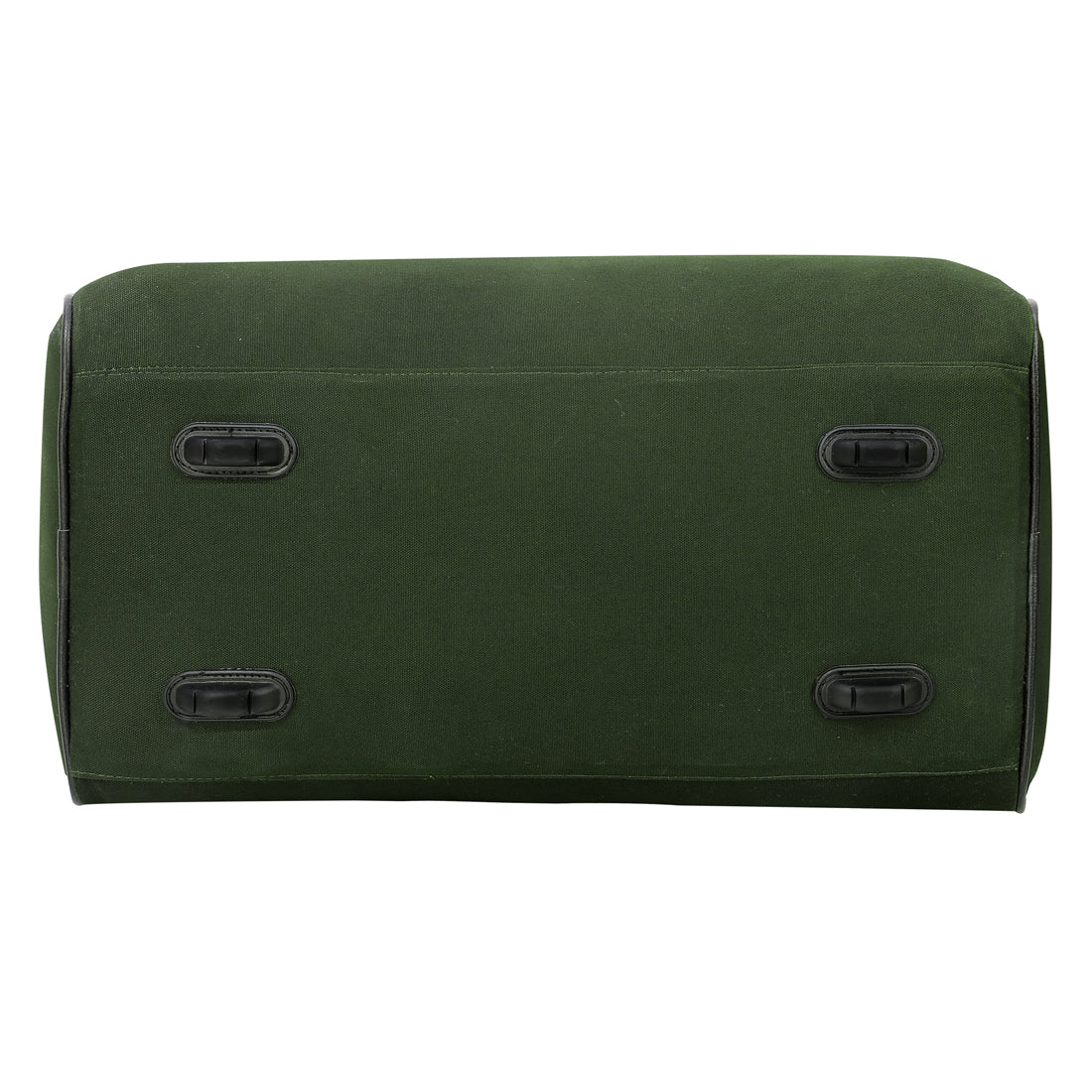 Leather World 30 Liter Canvas Duffle Bag for Travel Business Trip Overnight Luggage Bag Men and Women - Green