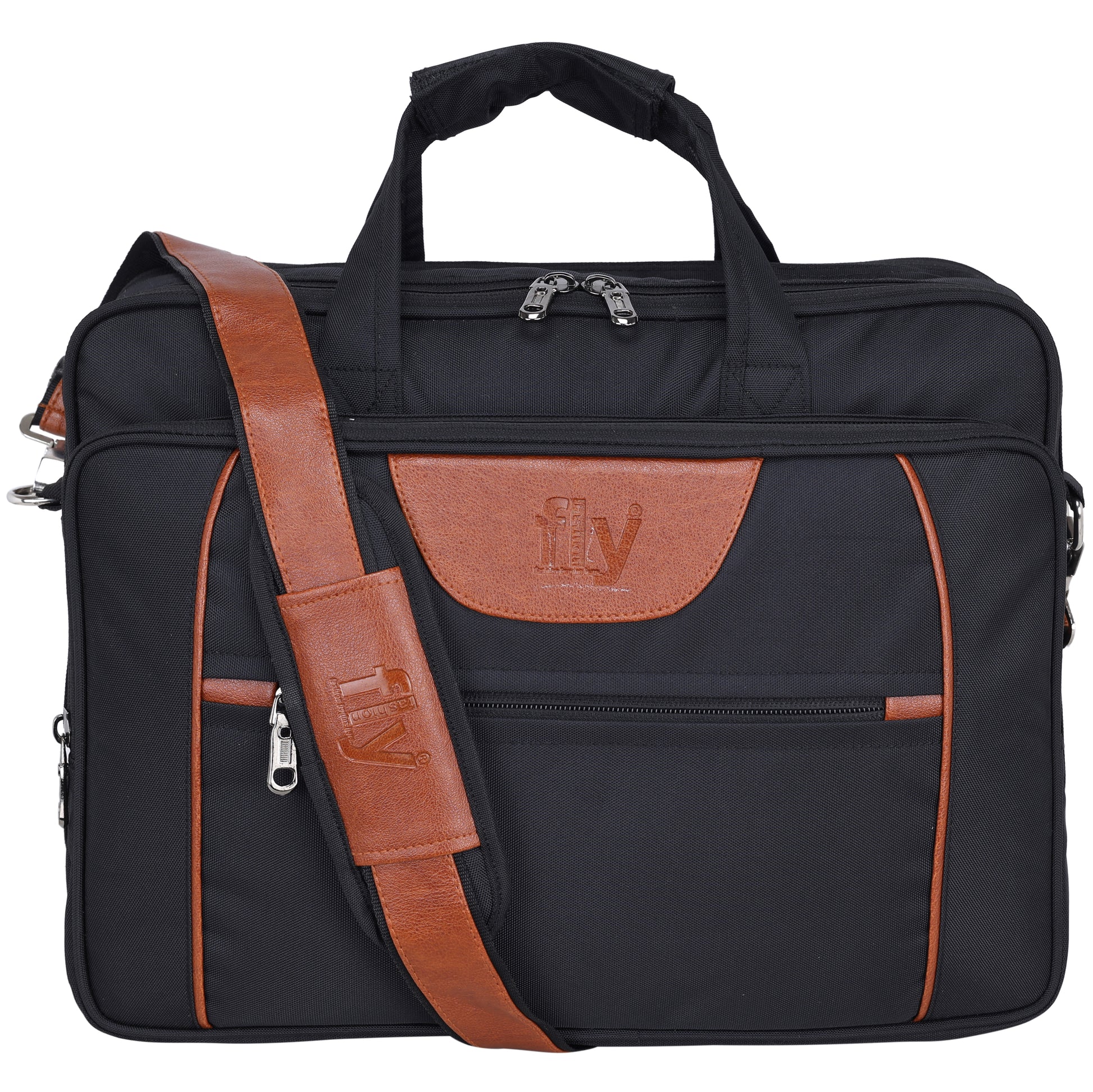 Jaald Genuine Leather 15.6 Laptop Bag - Convertible Backpack Messenger Briefcase For Work & Travel