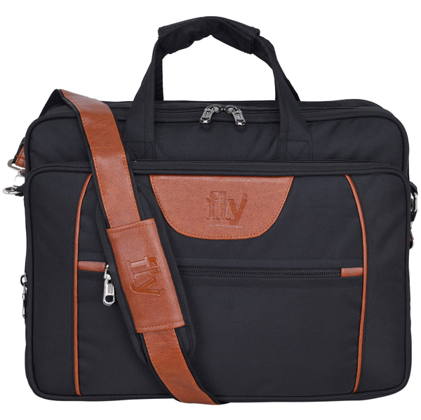 Fly Fashion 15.6 inch Nylon Expandable Laptop Office Bag Men Women Mes – 