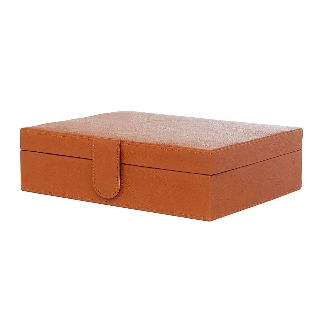 Leather World Unisex 10 Slots Watch Organiser Box - Leatherworldonline.net