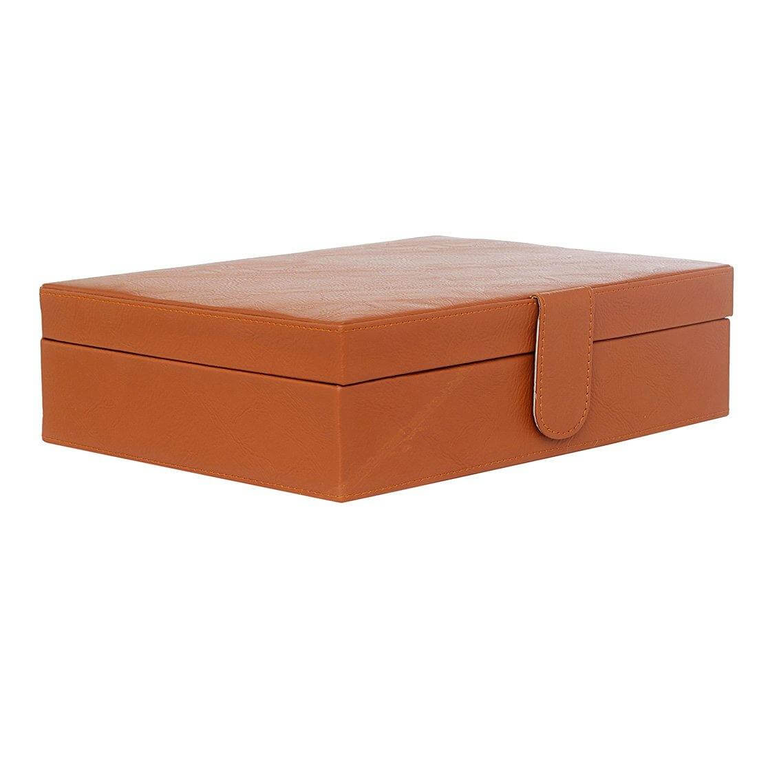 Leather World Unisex 10 Slots Watch Organiser Box - Leatherworldonline.net