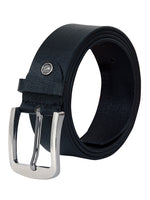 Load image into Gallery viewer, Leather World Formal Casual Black Crosshiner Stylish Genuine Leather Belts For Men
