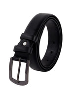 Load image into Gallery viewer, Leather World Pin Lock Buckle Genuine Leather Formal Casual Black Belt For Men Elegant Gift Box

