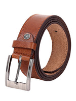 Load image into Gallery viewer, Leather World Formal Casual Black Color Branded Stylish Genuine Leather Belts For Men
