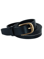 Load image into Gallery viewer, Leather World Formal Casual Black Stylish Genuine Leather Belts for Women
