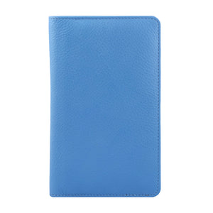 Genuine Grained Leather Sky Blue Unisex Multi-Purpose Holder