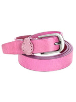 Load image into Gallery viewer, Women Casual, Evening, Party, Formal Pink Genuine Leather Belt

