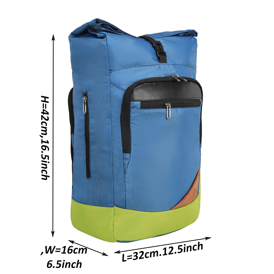 Medium 22 L Laptop Backpack Top Roll Large Backpack Bag Men Women  (Multicolor)