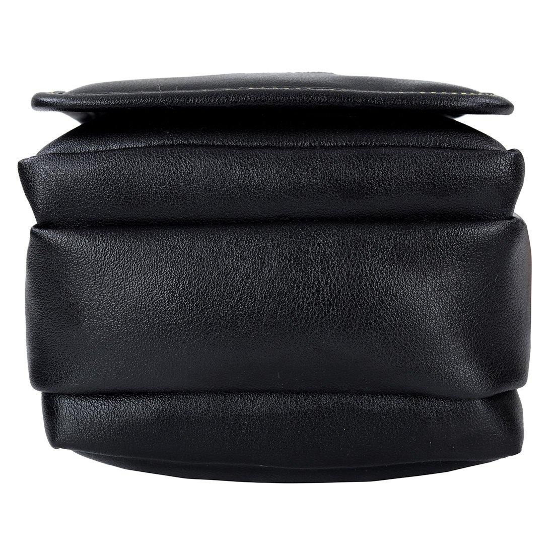 Leather World Unisex Casual Leatherette Sling Crossbody Bag