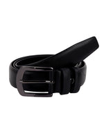 Load image into Gallery viewer, Leather World Pin Lock Buckle Genuine Leather Formal Casual Black Belt For Men Elegant Gift Box
