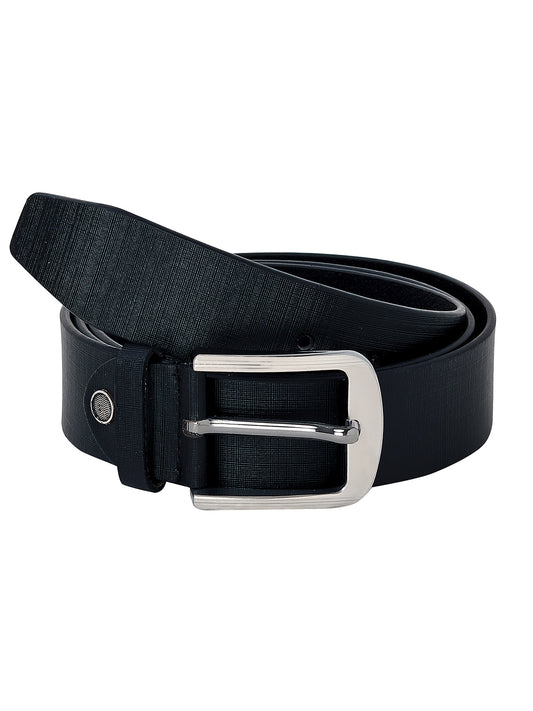 Leather World Formal Casual Black Crosshiner Stylish Genuine Leather Belts For Men