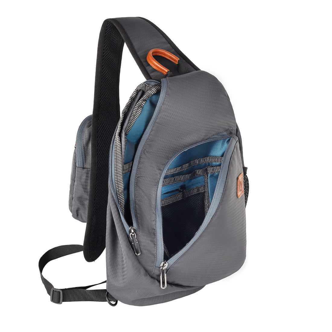 Fly Fashion Polyester Travel Sling Crossbody Backpack Shoulder Chest Bag Lightweight Men Women