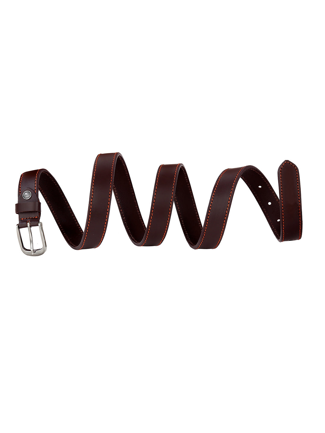 Leather World Formal Casual Brown Branded Stylish Genuine Leather Belts for Women