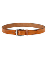 Load image into Gallery viewer, Leather World Pin Lock Buckle Genuine Leather Formal Casual Brown Belt For Men Elegant Gift Box
