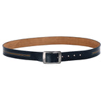 Load image into Gallery viewer, Leather World Pin Lock Buckle Genuine Leather Formal Casual Black Belt For Men Elegant Gift Box
