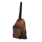 Load image into Gallery viewer, Vintage Leatherette Shoulder Crossbody Chest Backpack
