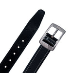 Load image into Gallery viewer, Leather World Pin Lock Buckle Genuine Leather Formal Casual Black Belt For Men Elegant Gift Box
