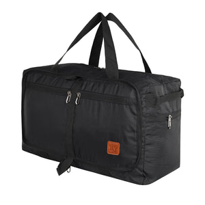 Fly Fashion Polyester Fold able Travel Duffel Bag Men Luggage Women -(Grey)