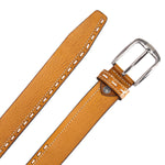 Load image into Gallery viewer, Leather World Formal Casual Tan Color Branded Stylish Genuine Leather Belts For Men
