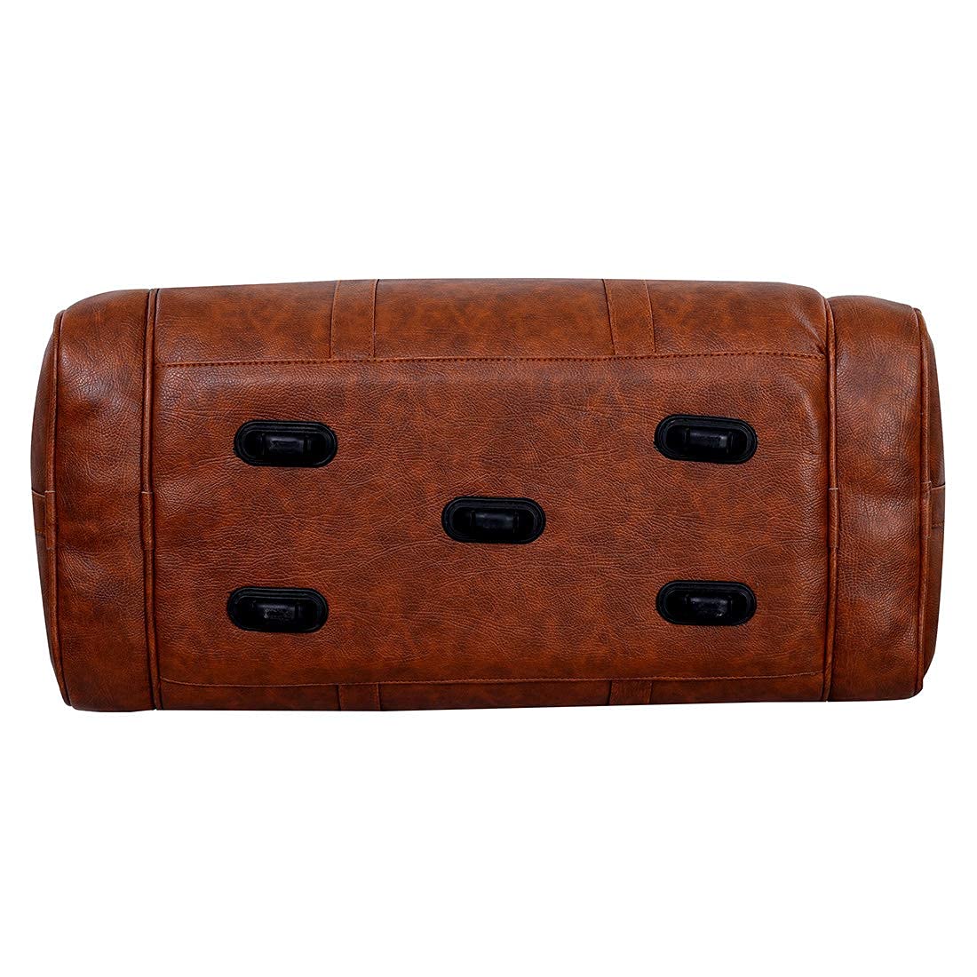 Leather World Faux Leather 27 Cms Travel Duffle(BIGDB_ Tan)